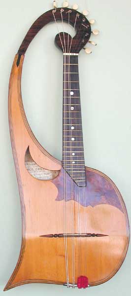 Early Musical Instruments, antique Mandolin by Federico Gardelli