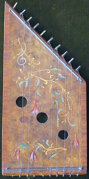 Early Musical Instruments, antique Kinder Zither or Child's Citternaround 1880