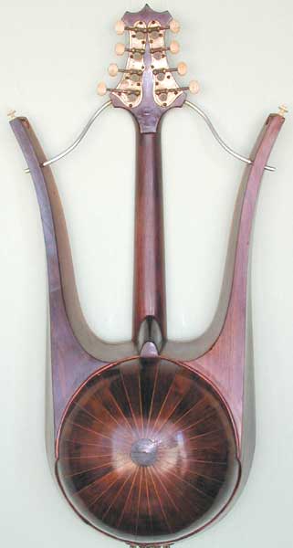 Early Musical Instruments, antique Lyra Mandolin by Fratelli Nicola e Raffaele Calace