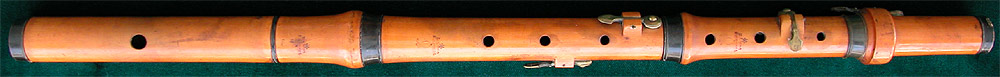 Early Musical Instruments, antique boxwood Flute by Eduard Piering