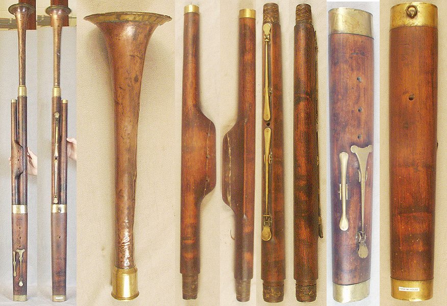 Early Musical Instruments, antique Bassoon by Milhouse