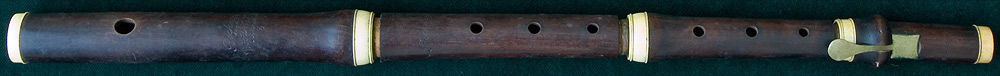 Early Musical Instruments, antique ebony Flute by John Beckett