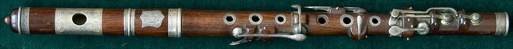 Early Musical Instruments, antique rosewood Piccolo Flute, Anonymous