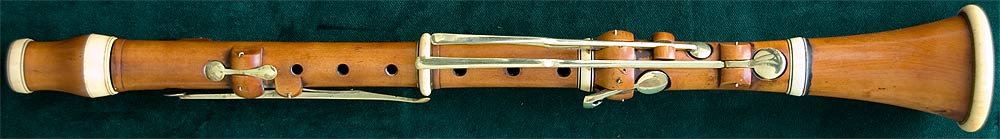 Early Musical Instruments, antique bowwood Clarinet by Anonymous
