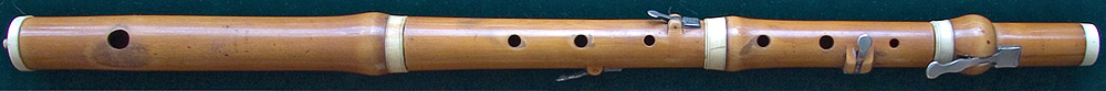 Early Musical Instruments, antique boxwood Flute by Bainbridge & Wood