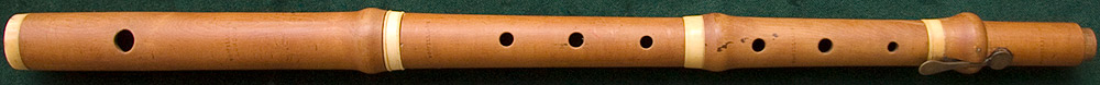 Early Musical Instruments, antique boxwood Flute by E. G. Williams