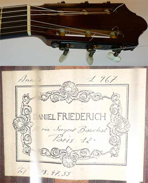 Early Musical Instruments, Custom Guitar by Daniel Friederich