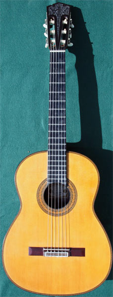 Early Musical Instruments, Classical Guitar by Francisco Simplicio dated 1931