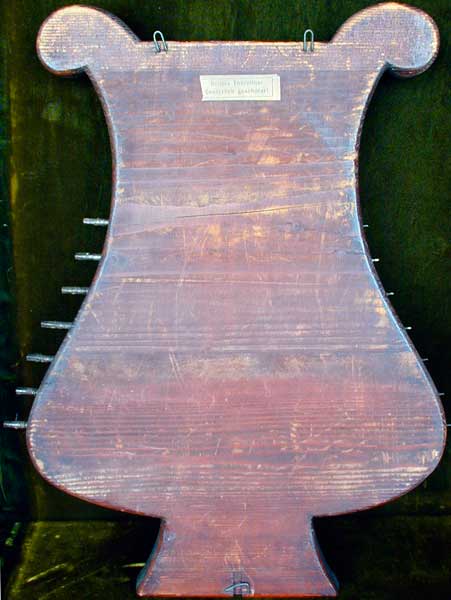 Early Musical Instruments, antique Oellers Thürzither, Neck CitternDoorbell Cittern by Oeller