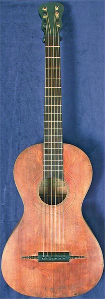 Early Musical Instruments part of the Bruderlin Collection, antique Romantic Guitar by Goulding & Co 1840s