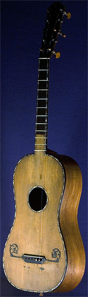 Early Musical Instruments part of the Bruderlin Collection, antique 5 course Baroque Guitar by D. Nicolas Ainé 1770s