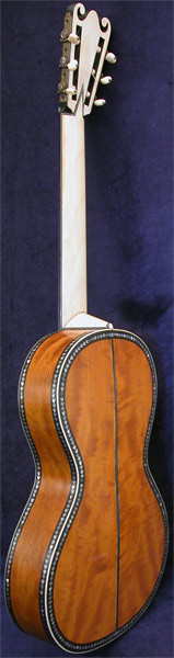 Early Musical Instruments part of the Bruderlin Collection, antique Romantic Guitar by Canga dated 1812