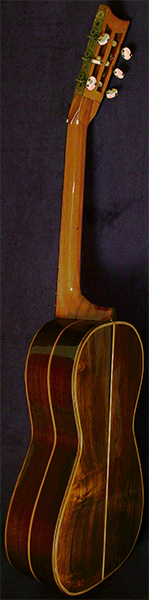 Early Musical Instruments part of the Bruderlin Collection, antique Romantic Guitar by Manuel Alcazar dated 1842